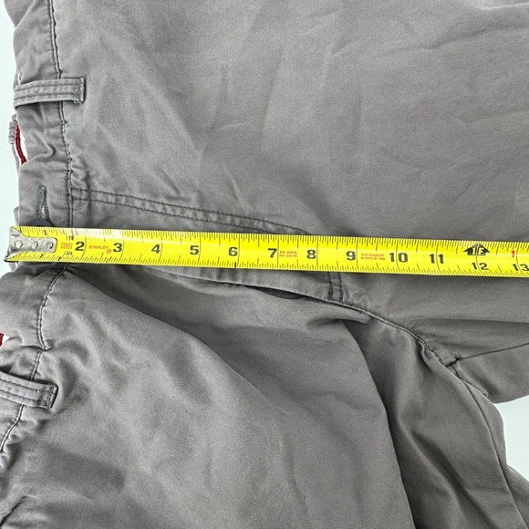 Dockers Mens Flat Front Grandpa Core Relaxed Fit Chino Pants Gray W36 L32 Cotton - Picture 8 of 9